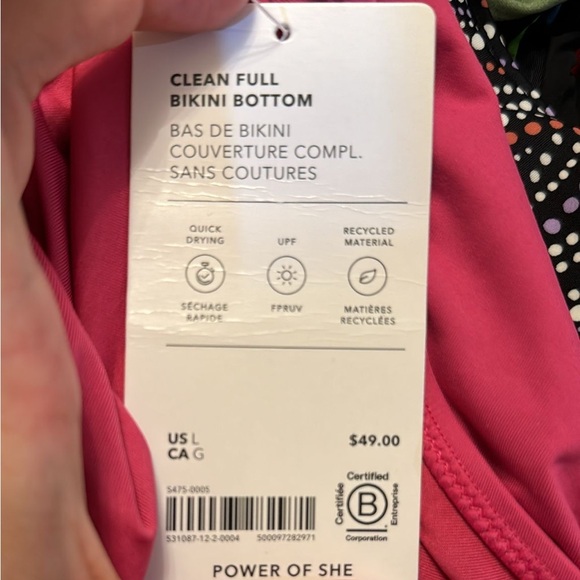 💗 Athleta Clean Full Bikini Bottom // Salvia Pink - Picture 12 of 14